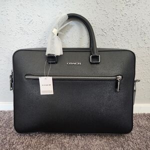 Coach Black Laptop Bag